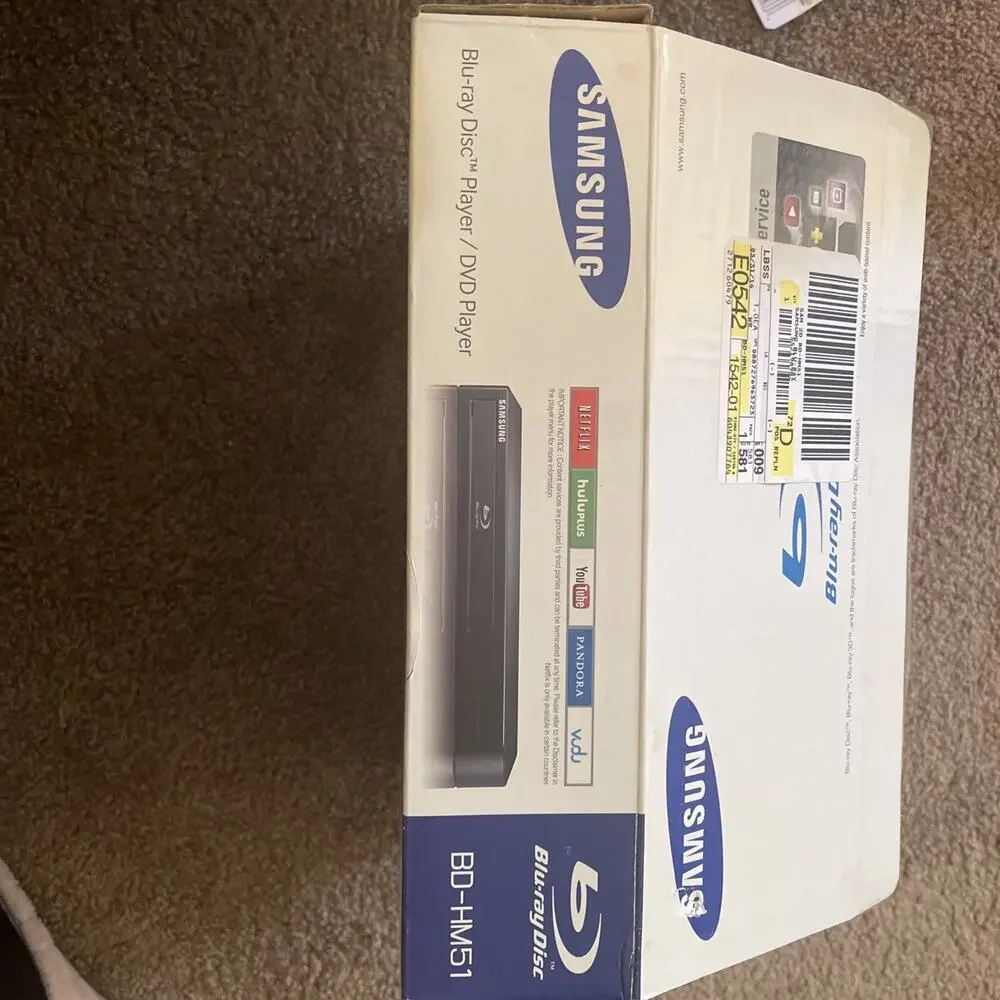 Samsung BD-HM51 Smart Blu-Ray Player WiFi Streaming w/ Remote *Tested/Working*